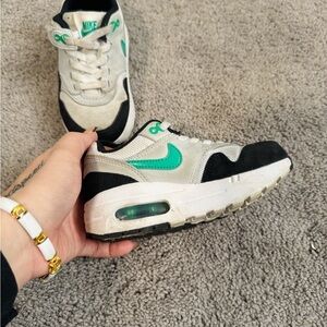 Nike Air Max with Green and Black Details
